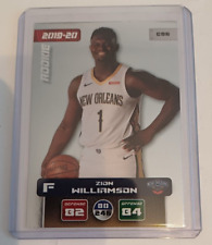 Carte Card n°C96 ROOKIE CARD RC ZION WILLIAMSON New Orleans PANINI NBA 2019 2020