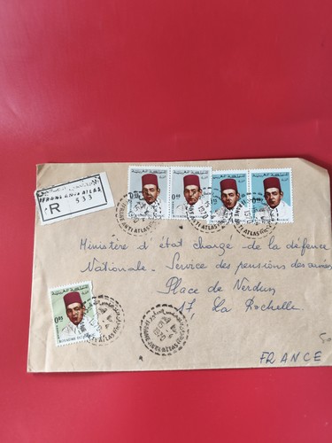 Enveloppe affranchie timbres