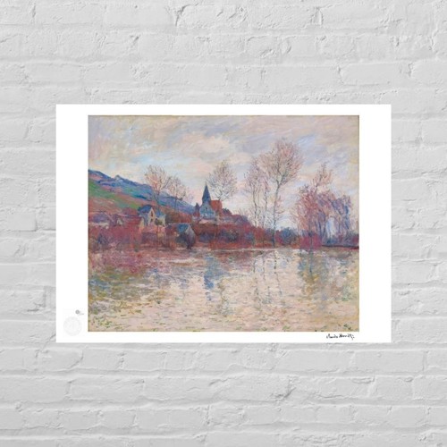 Claude monet inondation a - inondation,