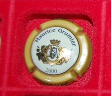 1 Plaque de muselet de champagne Grumier millesime 2000