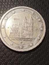 Pièce de monnaie Allemagne  2 euro 2021  Frapper D - Tranche type B