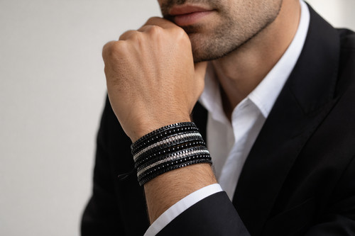 Bracelet homme onyx noir - homme,