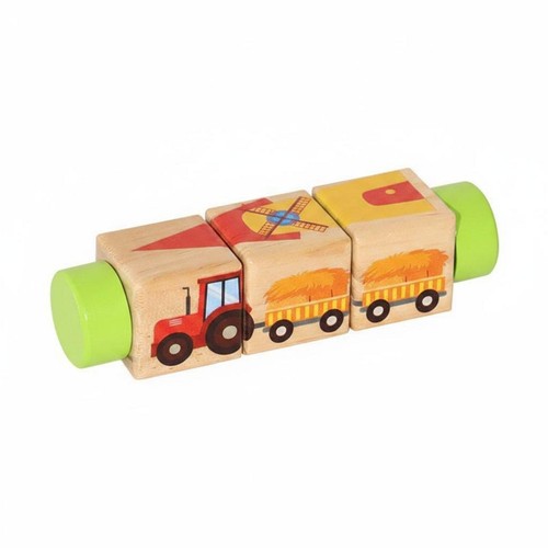 Puzzle rotatif bois - en,