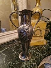 Vase Art Nouveau En Métal
