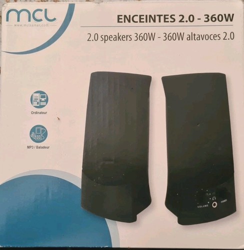 Enceintes ordinateur stéréo - enceintes,