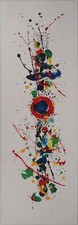 Sam FRANCIS : Harmonie de couleur (montre SWATCH), Lithographie originale signée
