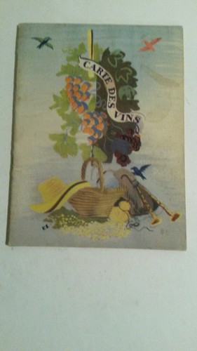 Wine list tobacco - list,