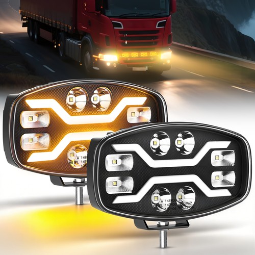 Phare travail led 12v - 2x, de