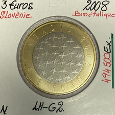 SLOVENIE - 3 EURO - 2008 //