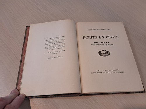 Ecrits prose hugo - -,