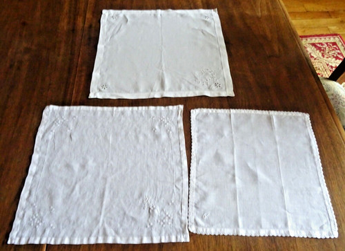 Mouchoirs anciens lot - -,