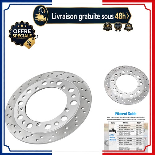 Disque frein avant - avant, honda