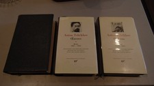 Série de 3 Pleiade Oeuvres d'Anton Tchekhov volume 1 2 3