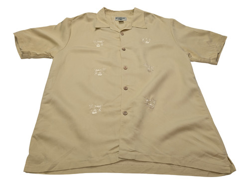 Chemise hawaïenne jaune