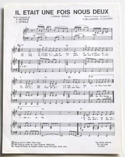 Partition vintage sheet music