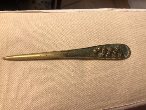 Coupe papier bronze - bronze, doré