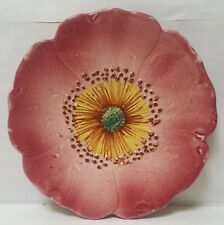 assiette barbotine art nouveau