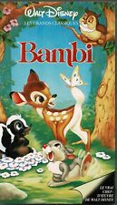 Cassette Video VHS Bambi De Walt Disney VHS SECAM