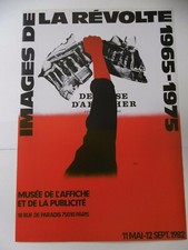 RAZZIA Affiche originale 82 Images de la révolte 65-75 MAI 68 Street art Urbain