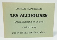 JARRY Alfred "Les Alcoolisés"