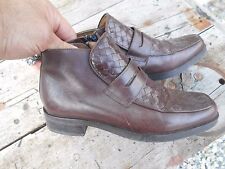 BOTTILLONS SAN MARINA CUIR MARRON TRESSES T 36 A 15€ ACH IMM TBE A VOIR FP comp