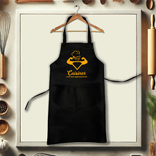 Tablier personnalisé drôle : pour un chef qui a de l'humour et du style!