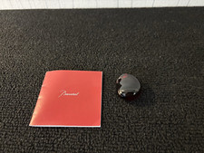 Pendentif galet rouge sans cordon en cristal de Baccarat Mod1