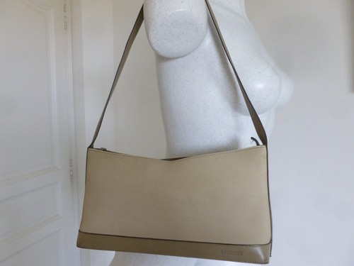 Sac epaule lacoste - cuir, et