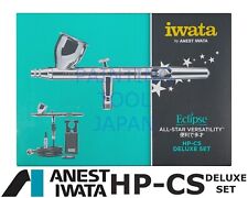 ANEST IWATA MEDEA Airbrush HP-CS Eclipse 0.3mm 1/4oz. 7 ml avec tuyau d'air H...