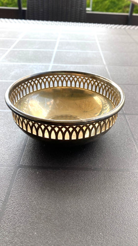 Ancienne coupe metal argente - ancienne,