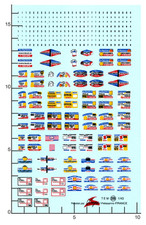 Décalcomanie Plaques Tour de France 1/43 b cycliste c
