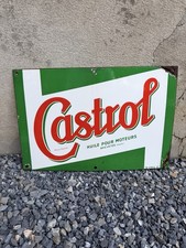 Plaque émaillée castrol - plaque,