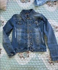 Slim-fit denim cropped jacket for spring and autumn