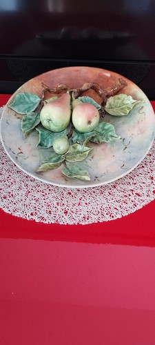 Assiette murale trompe oeil - assiette,