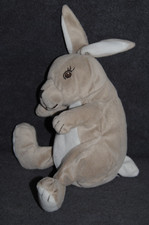 ?Peluche Doudou Lapin IKEA Beige Sable Blanc Assis Yeux Brodés Rabbit Hase ttbe