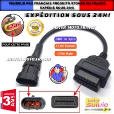 Câble obd2 moto adaptateur - câble,