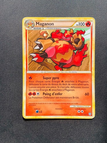 Carte pokémon maganon 102 - pokémon,