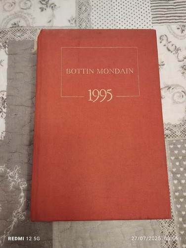 Livre bottin mondain 1995 - livre, mondain"