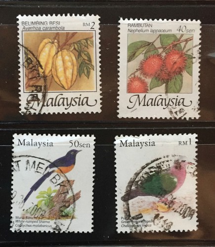 Lot malaysia stamps - 4,