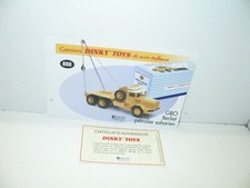 1 fiche + certif. DINKY TOYS ATLAS repro ref 888, Berliet GBO saharien