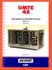 ACMAT ALM / TRAITEMENT DES EAUX UMTE 48 / DOCUMENT
