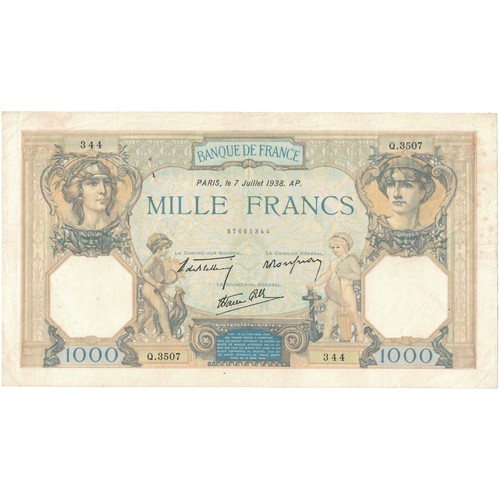 France 1000 francs 1938 - 1000,