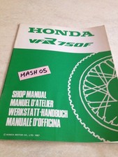 supplément manuel atelier Honda VFR750F VFR750 F VFR 750 Shop manual éd. 87