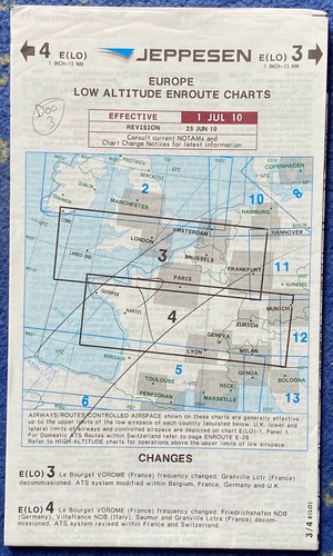 Carte ifr jeppesen europe 4 - carte,