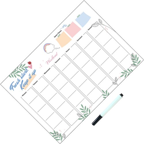 Calendrier hebdomadaire - calendrier,