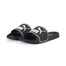 PUMA LEADCAT 2.0 BLACK WHITE CIABATTE CON FASCIA DA ADULTO mare piscina doccia
