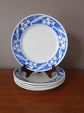5 Assiettes Plates Porcelaine