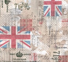 Tissu 50x54 cm Drapeau