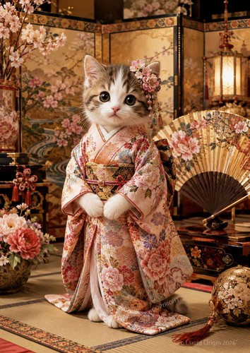 Photo chaton japonais - photo, a4