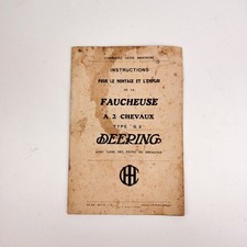 Brochure ancienne Deering –